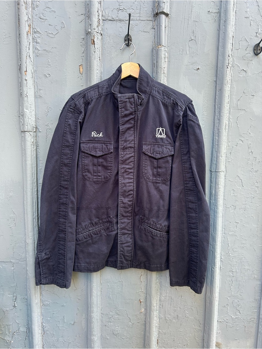 Toyota “Rick’s”Navy mechanic Jacket, Approx Size W Medium/M Small